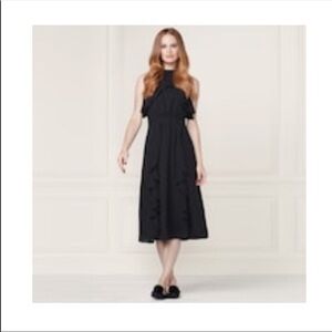 Lauren Conrad Runway black Ruffle dress